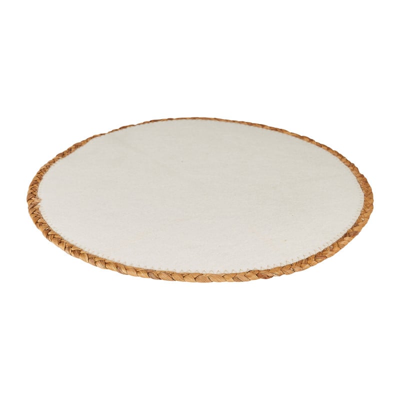Placemat vilt/riet Ø40 cm Xenos