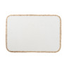 Placemat vilt/riet - 47x32 cm