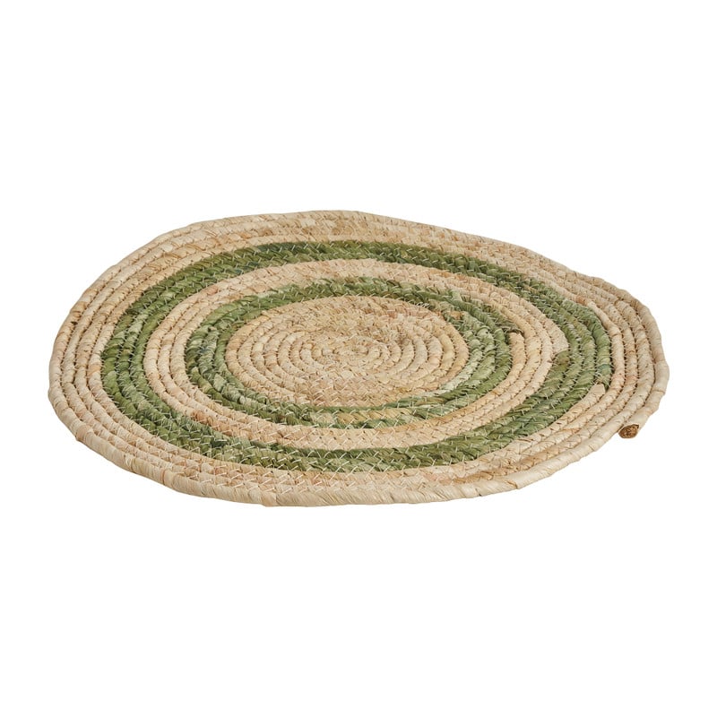 Placemat mais - groen - Ø38 CM
