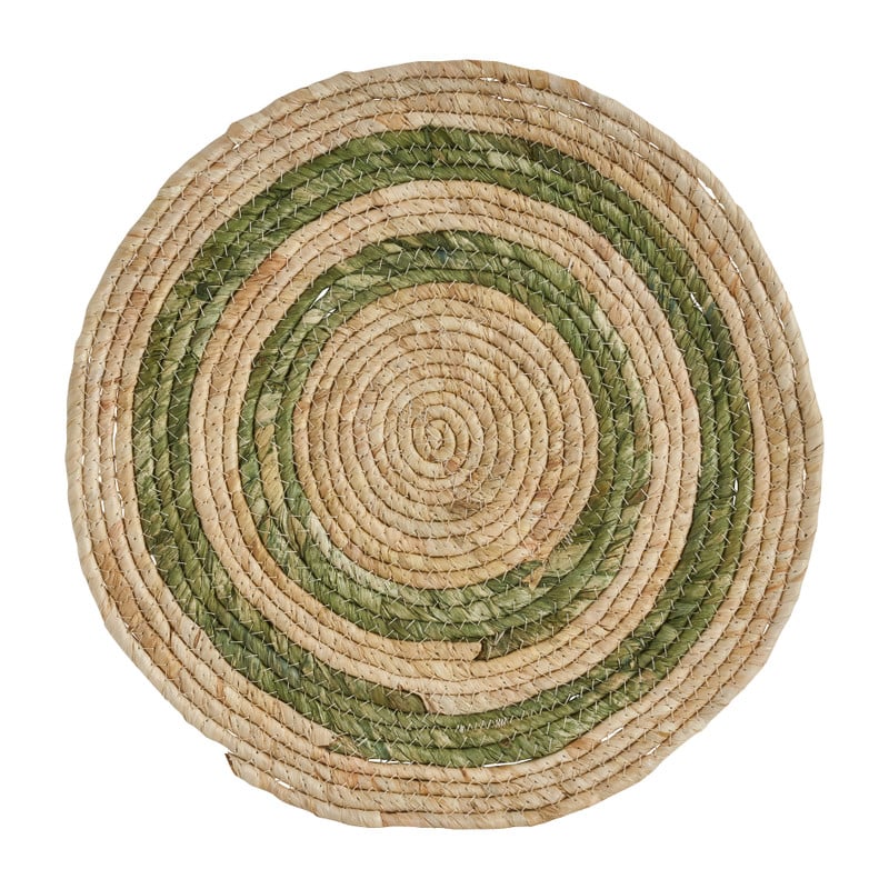 Placemat mais - groen - Ø38 CM