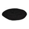Placemat zeegras - zwart - ⌀38 cm