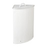 Wasmand bamboe hoek - wit - 72 liter