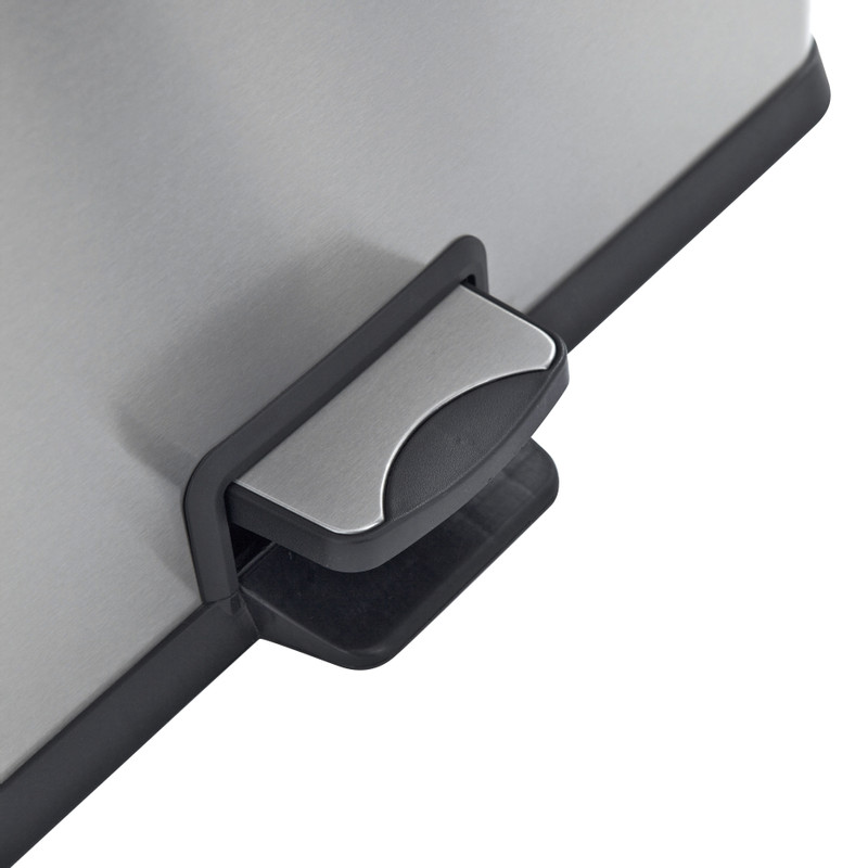 EKO Rejoice pedaalemmer- 3x12 liter-mat RVS