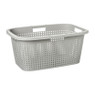 Wasmand Novi met handvat  - grijs - 38 liter 