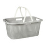 Wasmand Novi met handvat  - grijs - 38 liter 