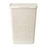 Curver jute wasmand met deksel - 58 liter - beige