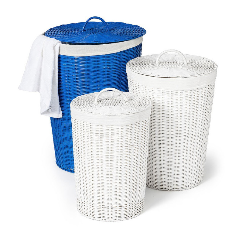 Wasmand - 30x43 cm - wit