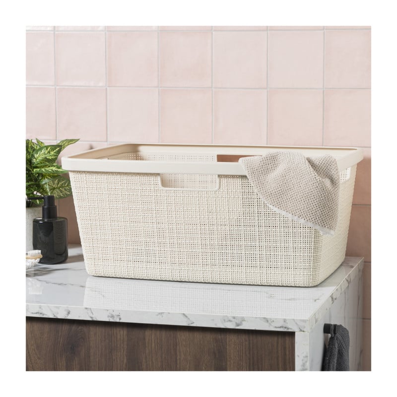 Curver jute wasmand - 46 liter - beige