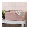 Curver jute wasmand - 46 liter - roze
