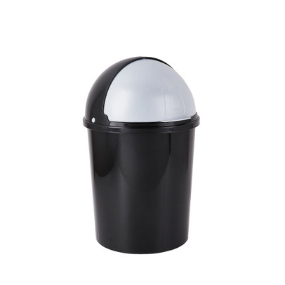 Afvalbakje mini-bullit - zwart - 6 liter
