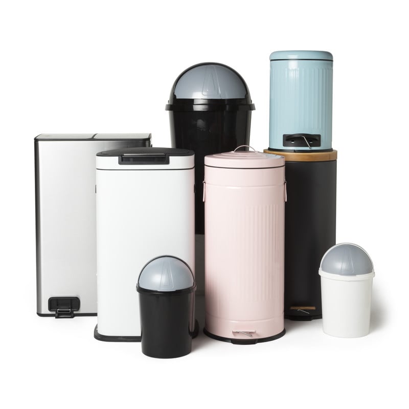 Afvalbakje mini-bullit - diverse varianten - 6 liter