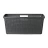 Curver jute wasmand - 46 liter - grijs