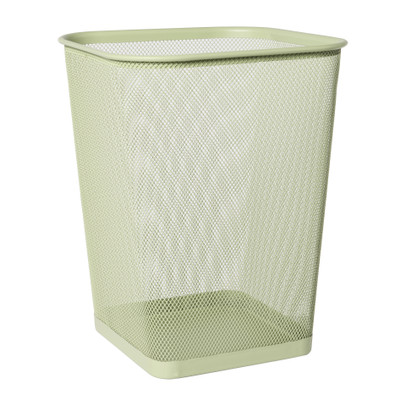 Prullenbak mesh vierkant - groen - 12 liter