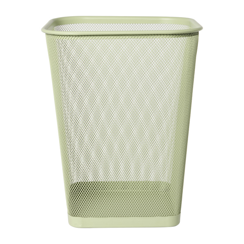 Prullenbak mesh vierkant - groen - 12 liter