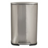 Pedaalemmer - zilver - 50 liter