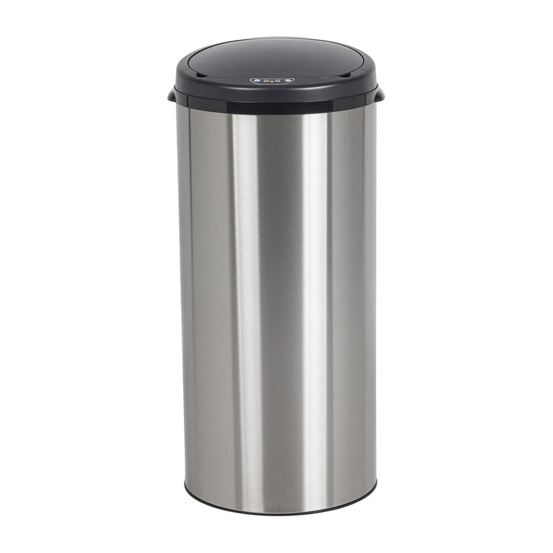 Afvalbak met sensor - RVS - 30x68 cm 