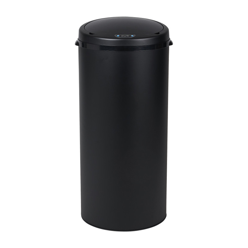 Afvalbak met sensor - zwart - 30x68 cm 