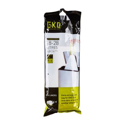 Eko afvalzak - 18/28 L - wit