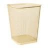 Prullenbak mesh vierkant - beige - 12 liter