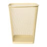 Prullenbak mesh vierkant - beige - 12 liter
