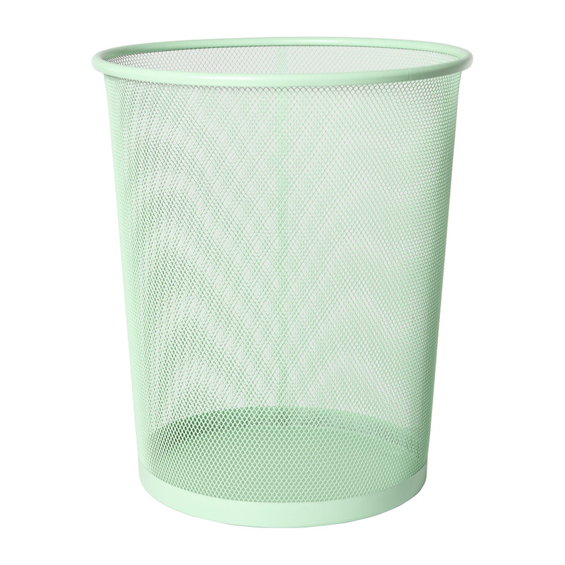 Prullenbak mesh rond - groen - 19 liter
