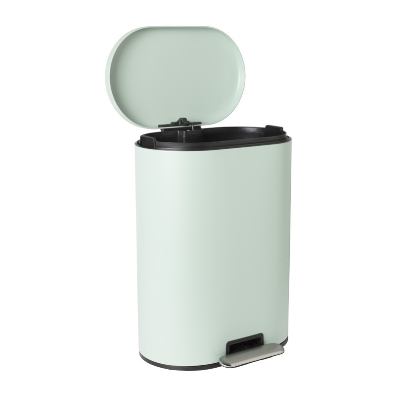 Pedaalemmer ovaal - groen - 50 liter