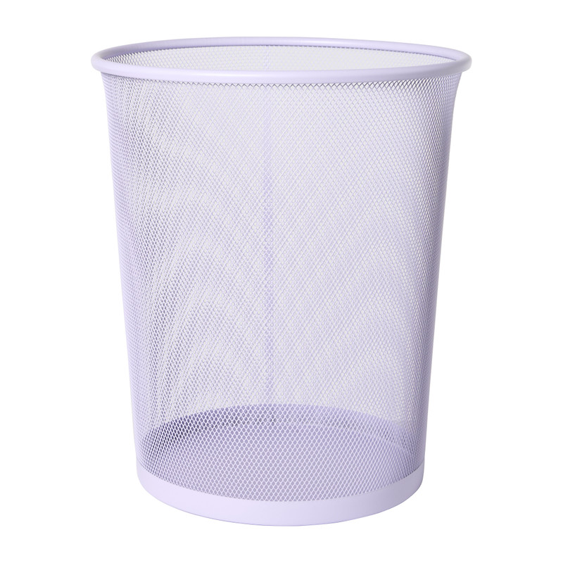 Prullenbak mesh rond - paars - 19 liter