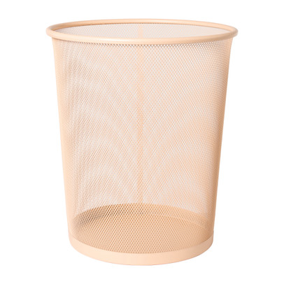 Prullenbak mesh rond - oranje - 19 liter