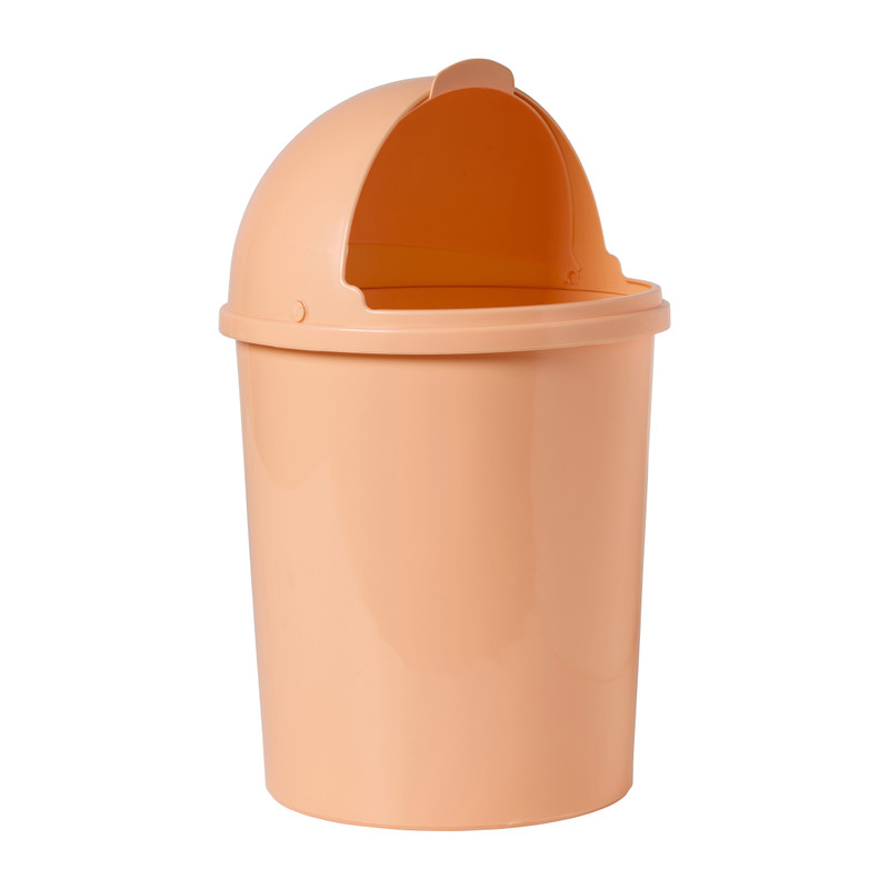 Prullenbakje - oranje - 6 liter