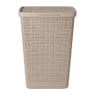 Curver jute wasmand met deksel - 58 liter - bruin