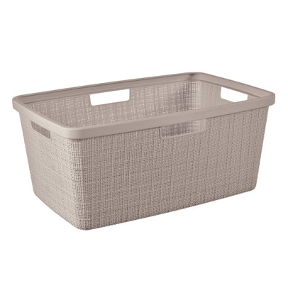 Curver jute wasmand - 46 liter - bruin