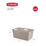 Curver jute wasmand - 46 liter - bruin