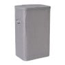 Wasmand linnen look - grijs - 60 liter
