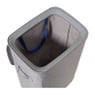 Wasmand linnen look - grijs - 60 liter
