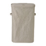 Wasmand linnen look - beige - 60 liter