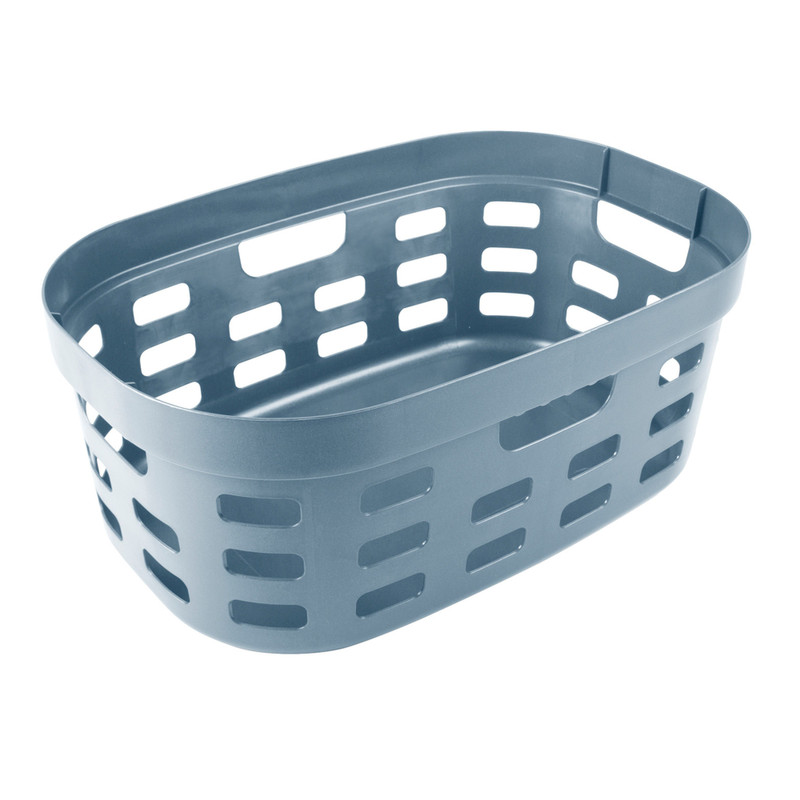 Wasmand - blauw - 45 liter