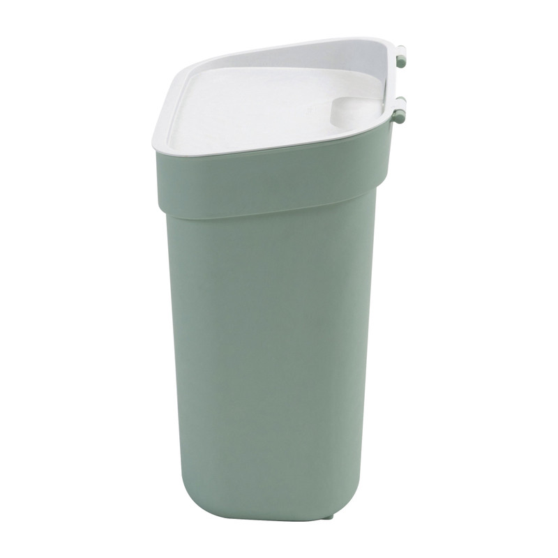 Curver prullenbak ready to collect - groen/lichtgrijs - 10 liter