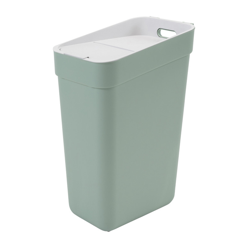 Curver prullenbak ready to collect - groen/lichtgrijs - 30 liter