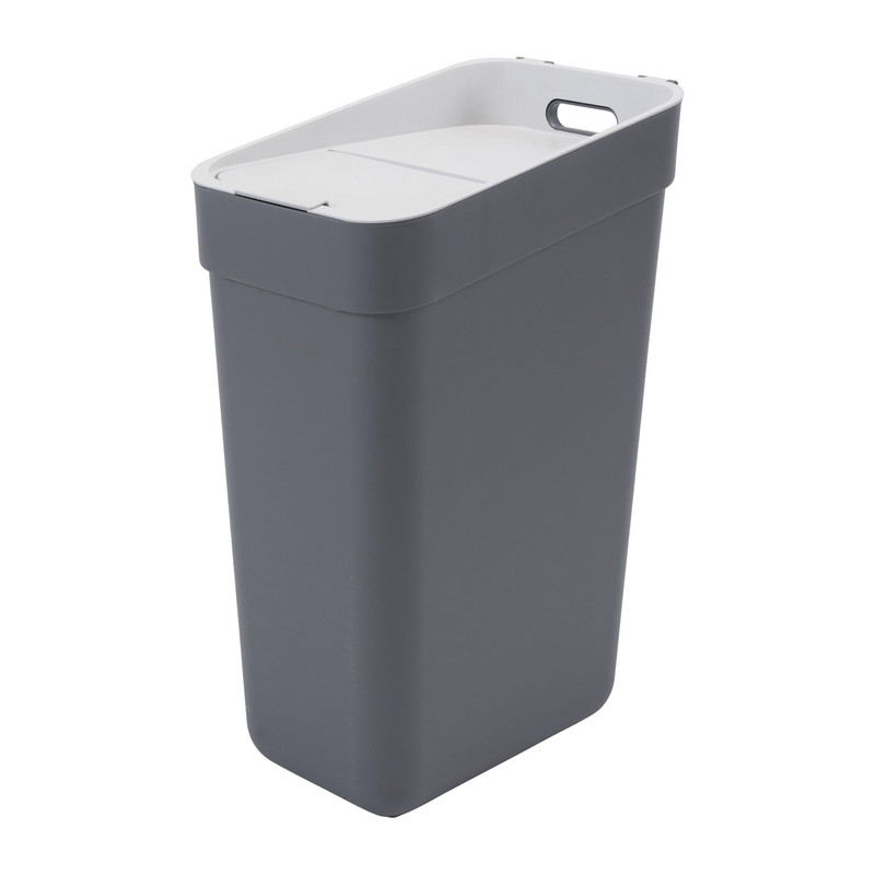 Curver prullenbak ready to collect - donkergrijs/lichtgrijs - 30 liter