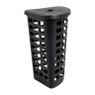 Wasmand hoek - zwart - 54 liter 