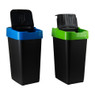 Afvalscheider duo - 2x35 liter - zwart
