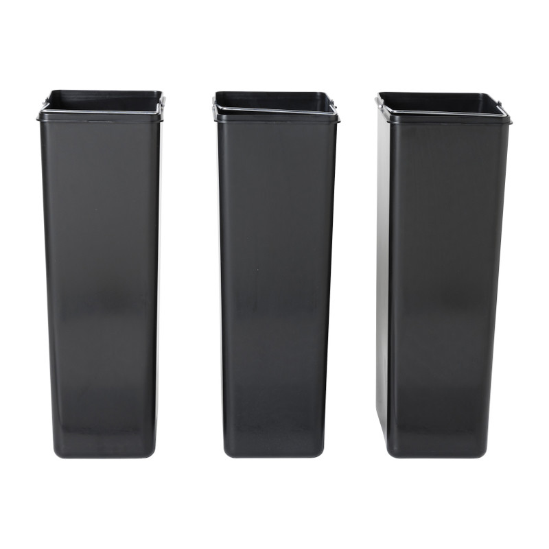 Pedaalemmer 3 vakken - 3x20 liter 