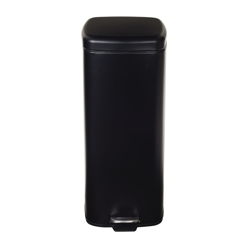 Doe mee Ongedaan maken Scheiden Pedaalemmer XL vierkant - 30 liter - zwart | Xenos