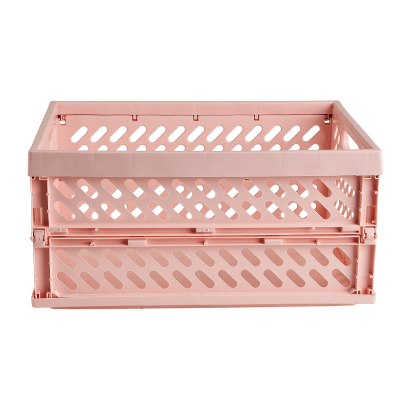 Mini krat opvouwbaar - roze - 34.2x24x16.8 cm 