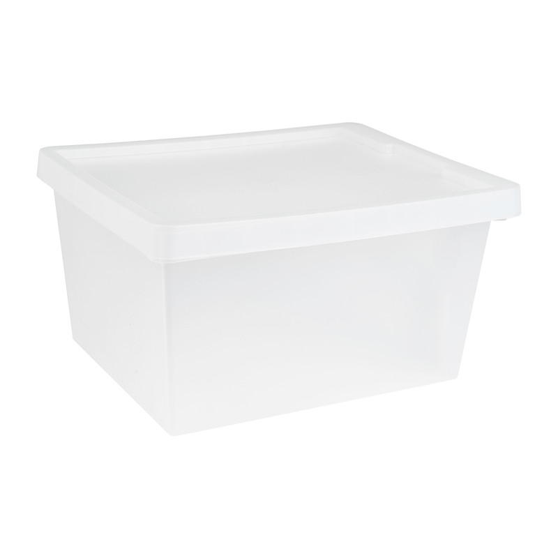 Opbergbox tag - Transparant - 21 liter