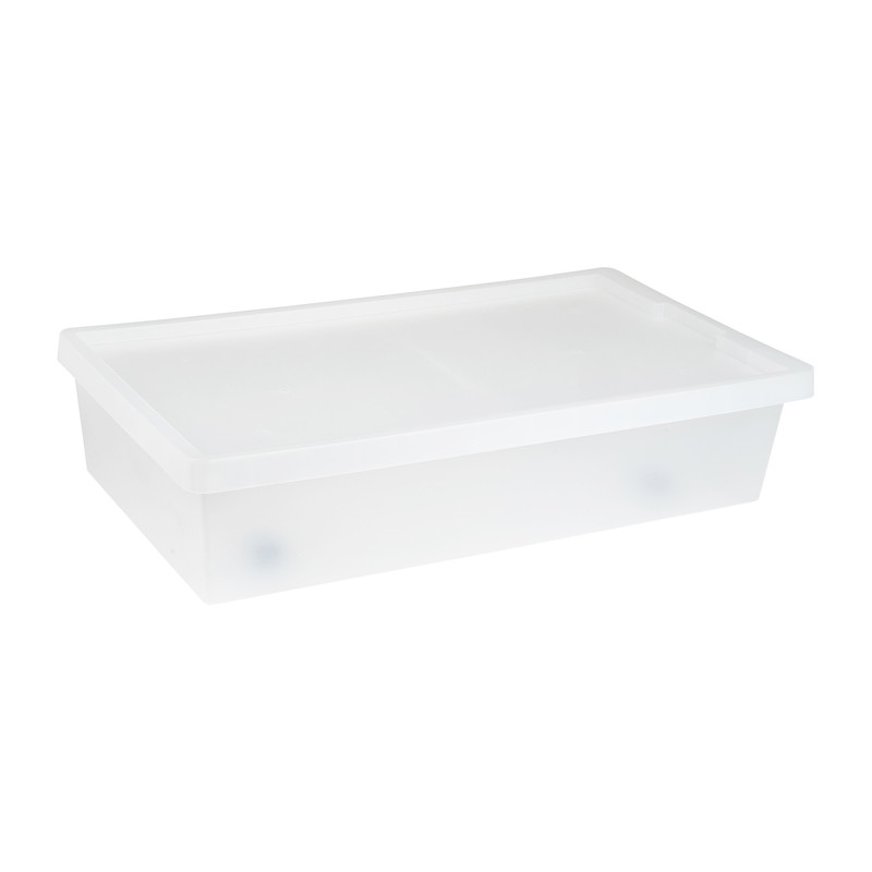 Opbergbox bed - Transparant - 70x39,5x17 cm