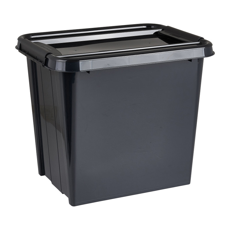 Opbergbox recycle - Zwart - 53L