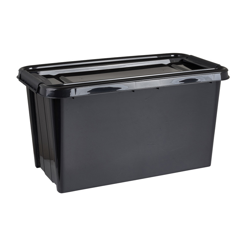 een neutrale Terugbetaling Opbergbox recycle - Zwart - 70L | Xenos