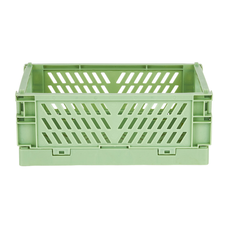 Vouwkrat mini - groen - 14.2x9.4x5.3 cm 