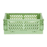 Vouwkrat mini - groen - 14.2x9.4x5.3 cm 